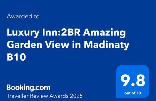 Madinaty Apartment | Luxury Inn:2BR Amazing Garden View in Madinaty B10