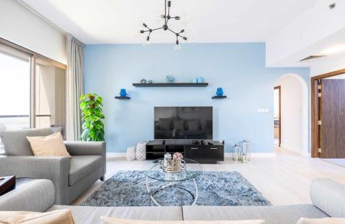 Dubai Marina Apartment | Luxury JBR 2BR Shams Full Marina View Free 5 Star Beach Resorts Access
