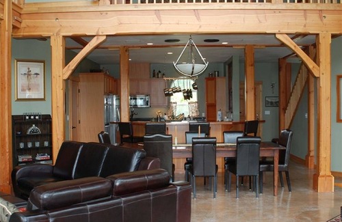 Coupeville House | Luxury Lodge Style Custom Home on Private Oceanfront Lagoon Acreage.