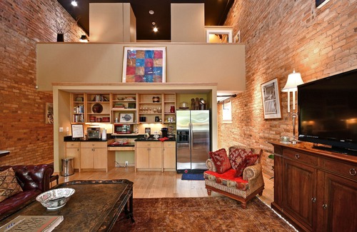 Greenville Downtown Condo | Luxury Loft Sleeps 6 on Main Street, NOMA Square