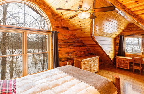 Cassville House | Luxury Log Mansion | Stunning Views