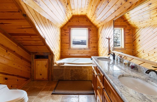 Cassville House | Luxury Log Mansion | Stunning Views