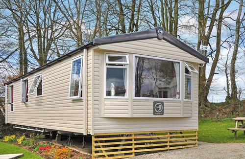 Saint Ann's Chapel House | Luxury modern and spacious 12ft-wide caravan with one double and two twin.