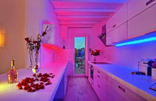 Fanari Villa | Luxury Mykonos Villa Aegean Blue Villa Private Pool Kastro