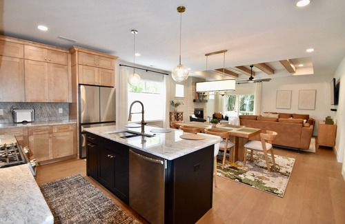 Gastonia Cottage | Luxury New Construction Cottage w/stone fireplace, office & covered deck