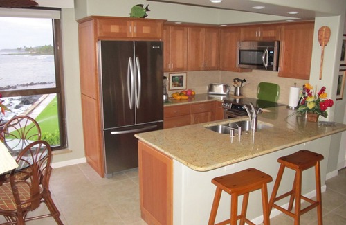 Poipu Condo | Luxury Oceanfront Air-Conditioned 2 bedroom Condo Rental- 35 Feet from the Water