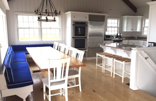 Tom Nevers House | LUXURY OCEANFRONT ESTATE! Private beach & heated pool & hot tub. Sleeps 20!