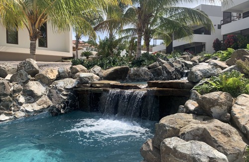 Willemstad Apartment | Luxury Relax Apartment Jan Sofat, ground floor with terrace facing the pool