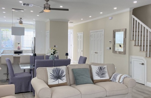 Downtown Nassau House | Luxury townhouse in gated community steps away from the beach and pool