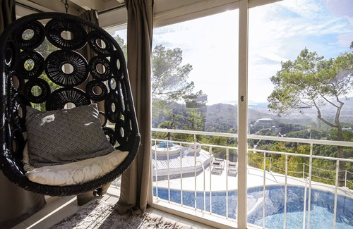 Can Furnet Villa | Luxury "Villa Tikal" with a Private Pool, Panoramic sea and Mountain Views