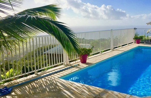 Le Diamant Villa | Luxury villa with swimming pool, exceptional view and superb tropical garden
