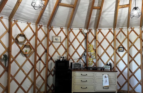 Alden Cabin | Luxury Yurt in charming Bellaire with Heat/AC