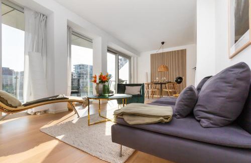 Aarhus C Apartment | Lys 3 værelses lejlighed med 26 m2 sydvendt altan