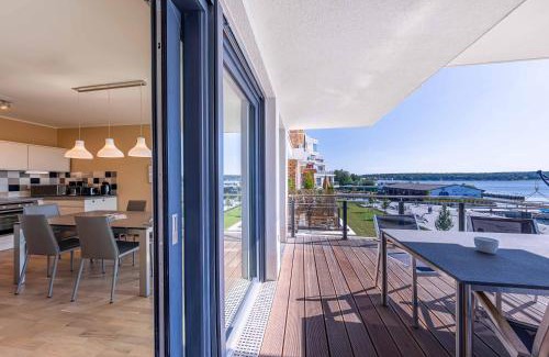 Muritz Apartment | Müritzsonne - Apartment in der Hafenresidenz mit Balkon & Wellness
