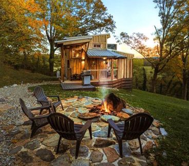 Maryville House | Magical Tennessee Tiny House with a Rooftop Deck
