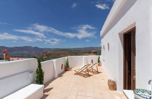 Lecrin Cottage | Magnificent rustic house with pool, garden, and views