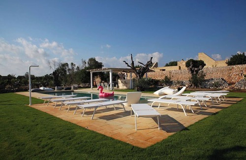 Salve Villa | Magnificent Sea View Masseria with Pool Very Close to the Beaches.