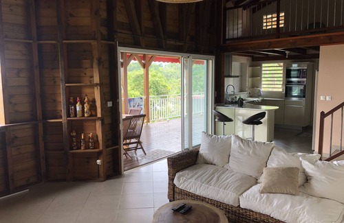 Sainte-Rose Villa | magnificent villa on the heights with sea and plain view