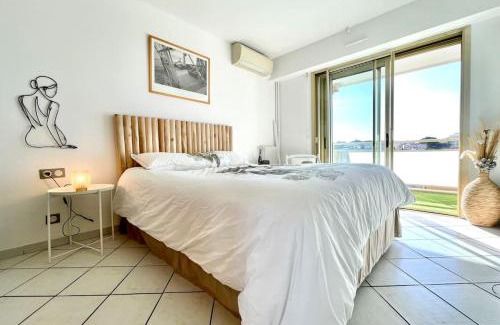 Juan-les-Pins Apartment | Magnifique 2P vue mer Terrasse Parking