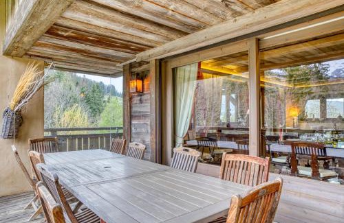 Megeve Ski Chalet | Magnifique chalet Megève avec piscine et sauna