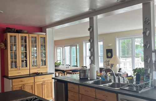 Woolwich House | Maine waterfront home, with hot tub and dock access, 1 mile from downtown Bath