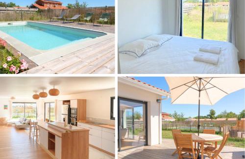 Biscarrosse Villa | Maison Calme Biscarosse avec Piscine - 10 min Plage