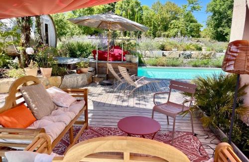 Labastide-Marnhac House | Maison d'Hôtes de Charme Le Clos de la Fontaine Piscine & SPA