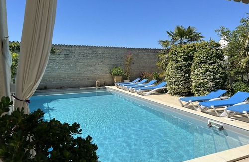 Saint-Georges-du-Bois House | Maison Individuelle, Preau Vers Piscine Privée Avec Plancha