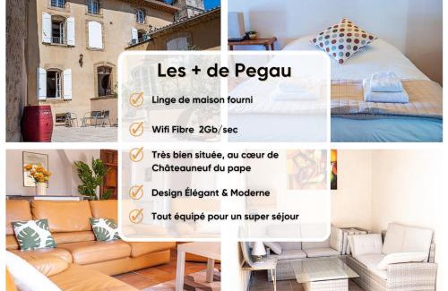 Chateauneuf-du-Pape House | Maison Pegau 8 personnes Châteauneuf du Pape