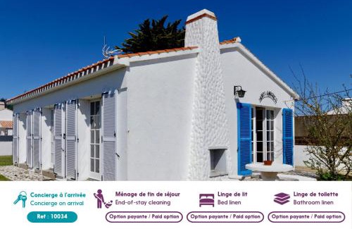 Noirmoutier-en-l'Ile House | Maison pour 4 - Jardin - 400m plage des Lutins
