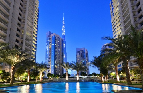 Downtown Dubai House | Maison Privee - Radiant Urban Retreat with Iconic Burj Khalifa Vws