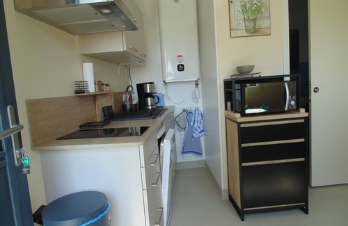 Rotheneuf-Le Pont Apartment | Maison studio neuf pour 2 personnes, vue mer, 80 m de la plage