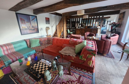 Pennedepie House | Maison vue mer Avec Pool House et spa de Nage Entre Deauville et Honfleur