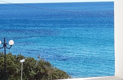 Makry Gialos Apartment | Makrigialos: big family apartment, 2 bedrooms, sea views, WiFi