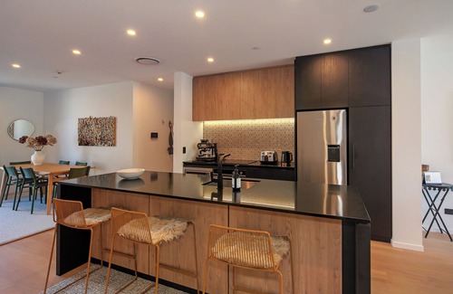 Nelson City Centre Apartment | Malthouse Lane City Apartment 4 with Stunning Hill Views in Nelson CBD