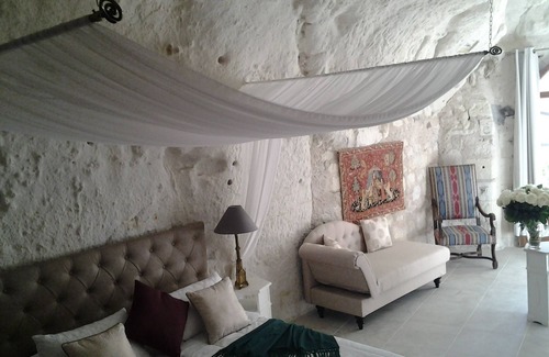 Bourre House | Manoir des Roches Troglo Room, 75 M², Chateaux de la Loire and Beauval Zoo