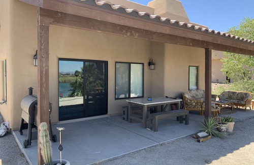 Yuma House | Martinez Lake House l Southwestern Home with Private Dock