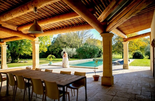 Orange House | Mas, haven of peace, max 14 pers, swimming pool 6*12, WIFI, air conditioning, 10 mn from A75 exit