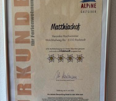 Radstadt Apartment | Matthiasgut - Tauernview L