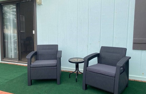 Ash Apartment | Meander on Down first floor Beach House steps to the beach