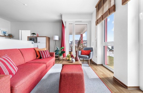 Kappeln Apartment | Meermarie - balcony, swimming pool, 2 shower rooms, elevator, underground parking space