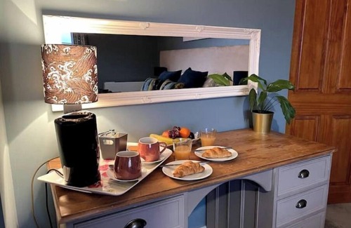 Torpoint Apartment | Mew Stone - A large double room with extensive views out to sea.