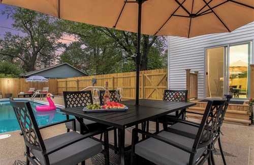 South Bend House | Michiana Poolside Getaway - Close to ND, Michigan beaches, wineries, and casinos