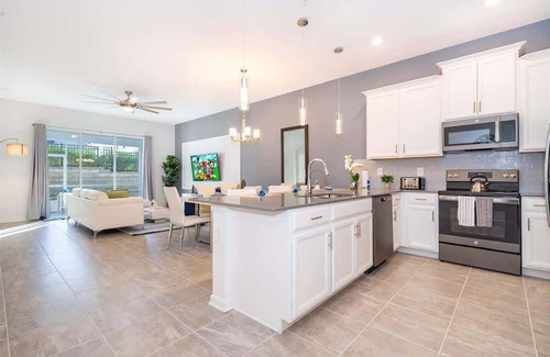 Four Corners House | Mickey Themed Home -ChampionsGate Resort Pool, Gym