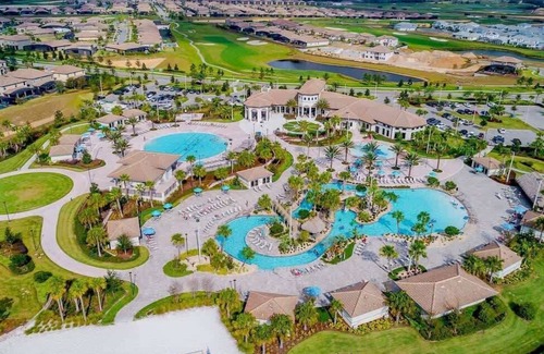 Four Corners House | Mickey Themed Home -ChampionsGate Resort Pool, Gym
