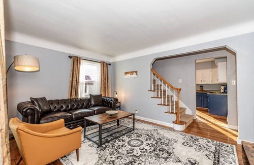 Drayton Plains House | Mid Century Modern Royal Oak House with Game Room