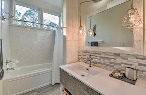 Seagrove Beach House | Mid-Century Modern Beach Cottage with Fire Pit!