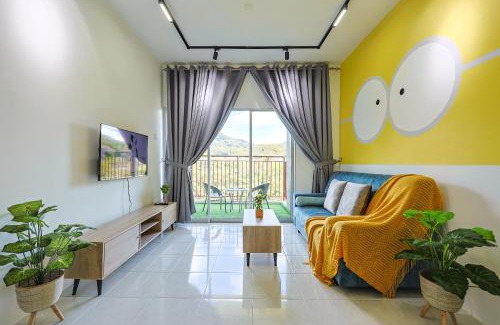 Brinchang Apartment | Minion Escap Family Homestay in Cameron Highland Clover Home 9-25