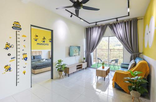 Brinchang Apartment | Minion Escap Family Homestay in Cameron Highland Clover Home 9-25