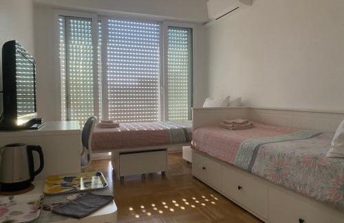 Vernier House | Mirela's Private Room with key, AC, lift & balcony in the center of Nice on the Cote d'Azur